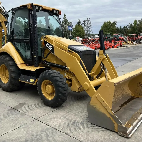 Used Caterpillar 420F Backhoe Loader imported 4x4 backhoe loader caterpillar excavator loader