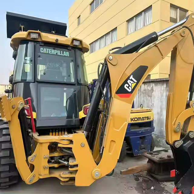 Used Caterpillar 420F Backhoe Loader imported 4x4 backhoe loader caterpillar excavator loader