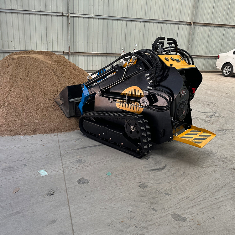 Unload Higher Slip Loaders, Telescopic Arm Mini Slip Loaders, Track Trial Slip Loaders 23HP 25HP Mini Loader Skid Steer 800 Kg