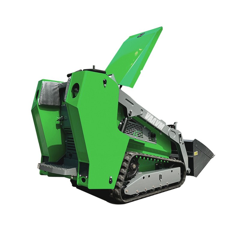 VAAVM VAS001 Compact Crawler Loader Skid Steer 1400Kg Mini Skid Steer Loader With Cab