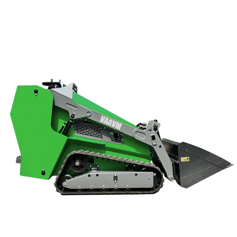 VAAVM VAS001 Compact Crawler Loader Skid Steer 1400Kg Mini Skid Steer Loader With Cab