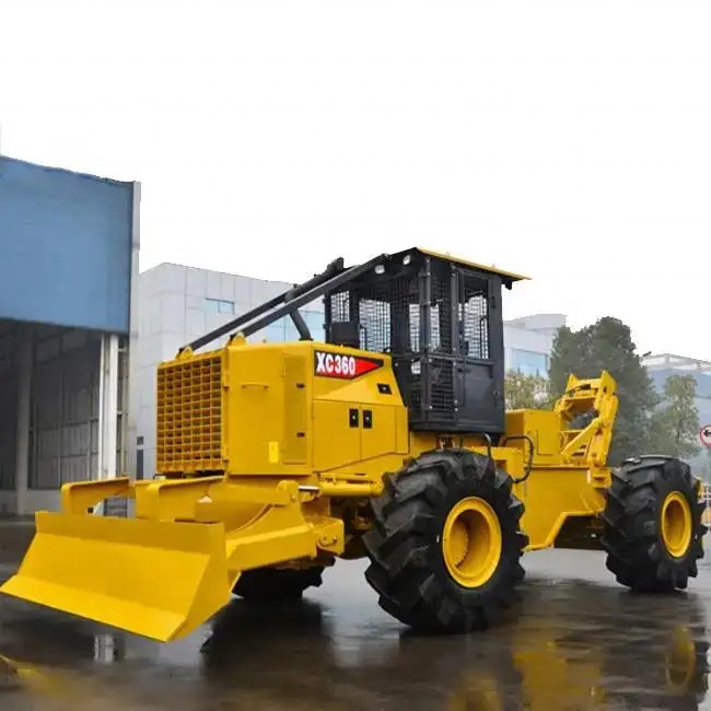 Wood Skidder XC360 with Hydraulic Wheel Used for Collection and Transfer of Diversified Timbers China Wheel Loader WEICHAI