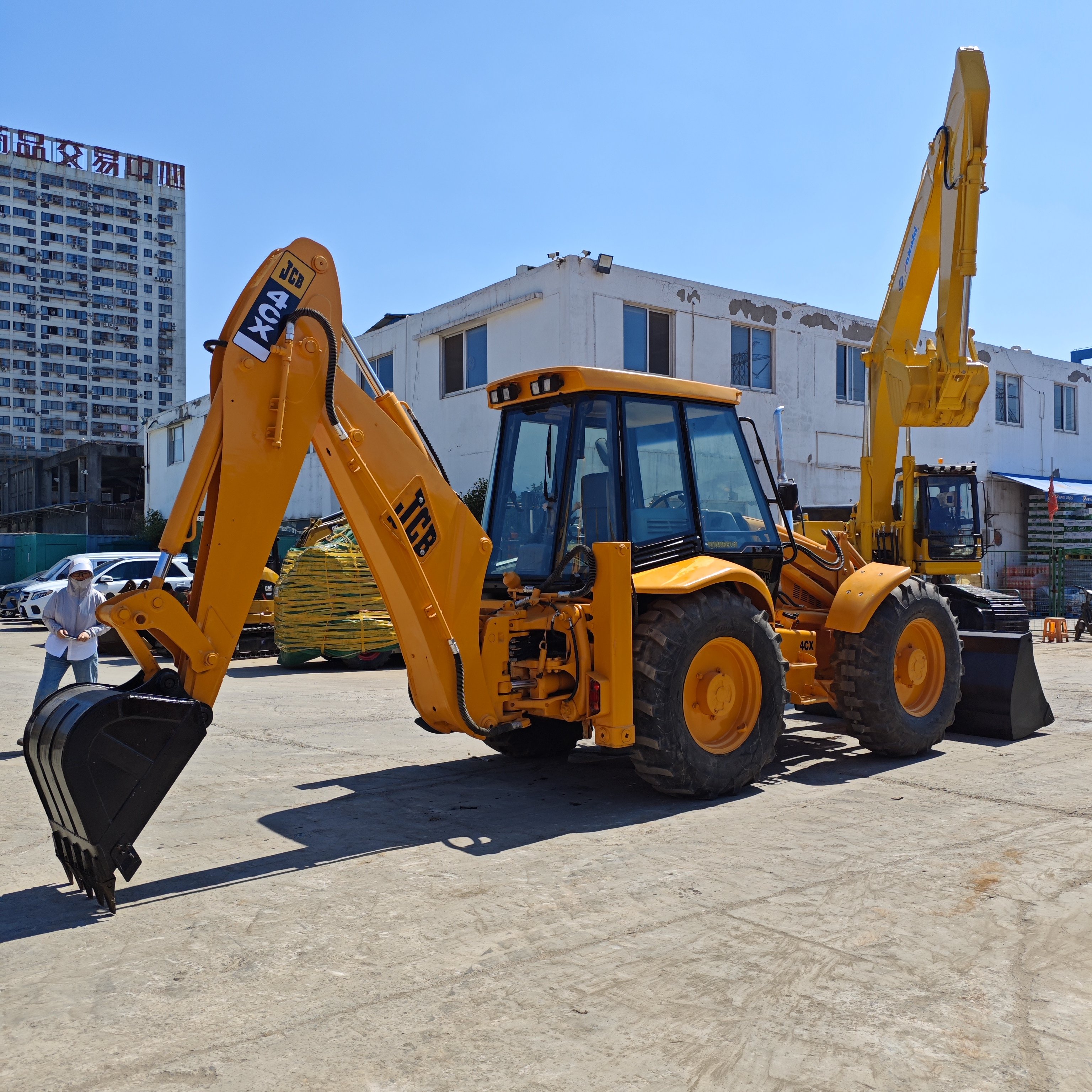 Used JCB 4CX high quality wholesale price loader with backhoe