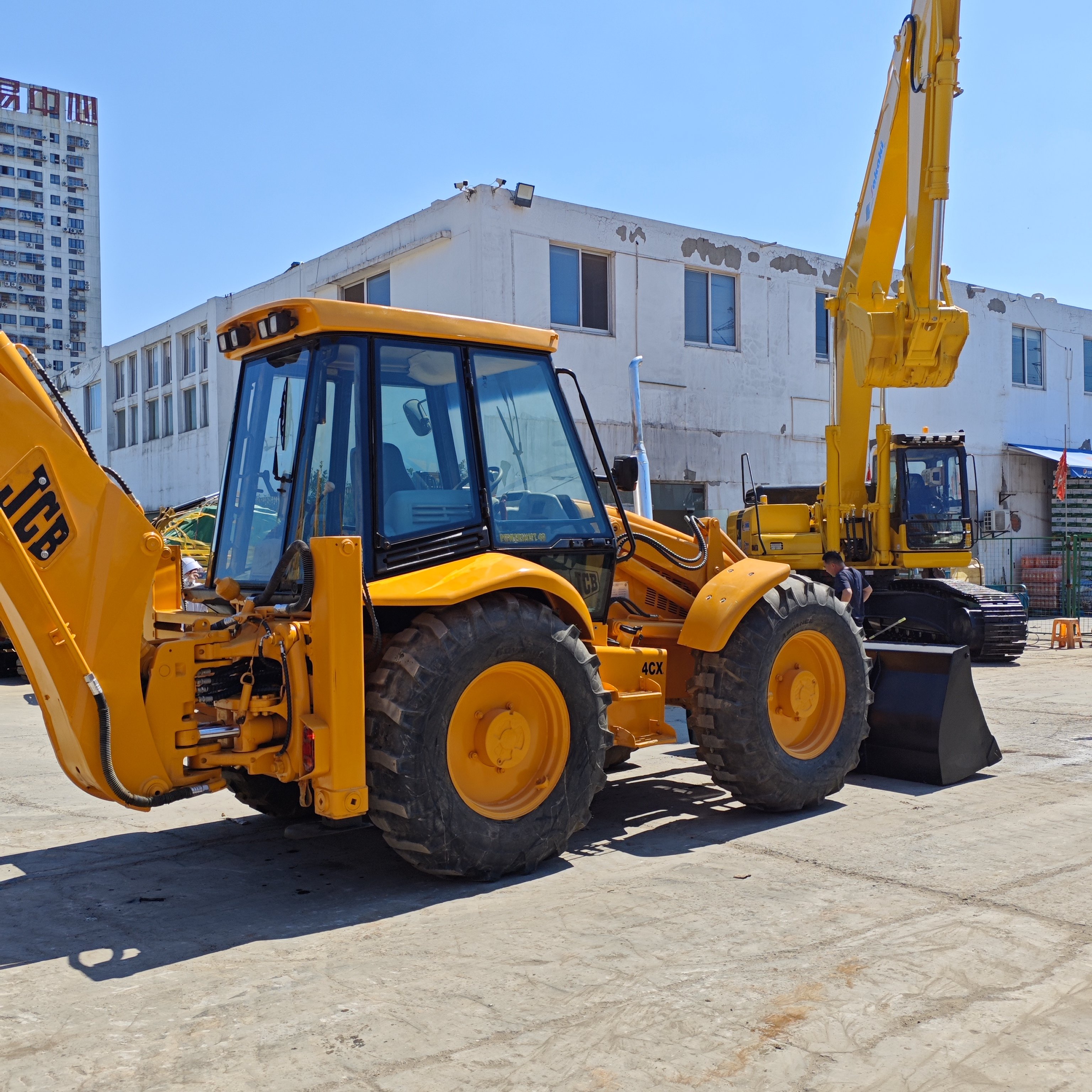 Used JCB 4CX high quality wholesale price loader with backhoe