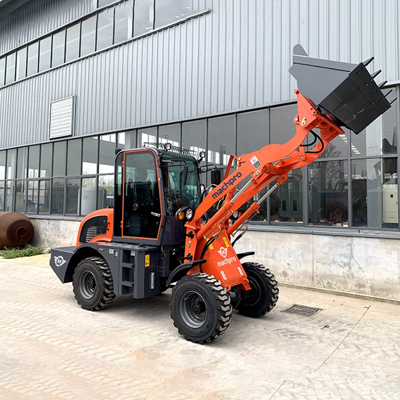 12 MONTHS WARRANTY ON MACHPRO MLE815 MINI LOADER WITH 2580MM DUMP HEIGHT FULLY RAISED AND 860MM REACH FULLY RAISED