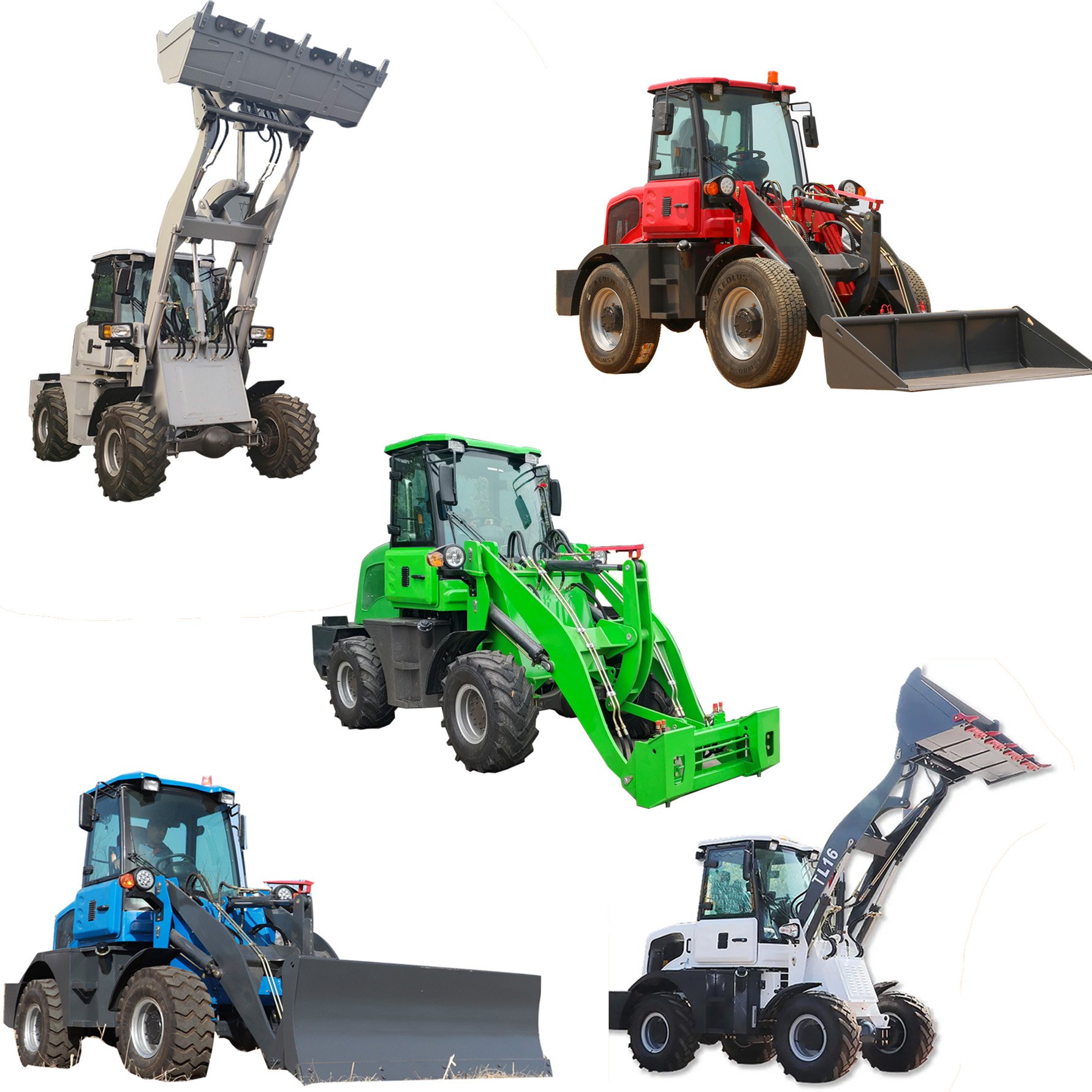 High Quality Used TL16 Wheel Loader 6 Ton Rated Load New Front Loaders Engine Pump Gearbox Bearing PLC Bucket Retail Restaurant