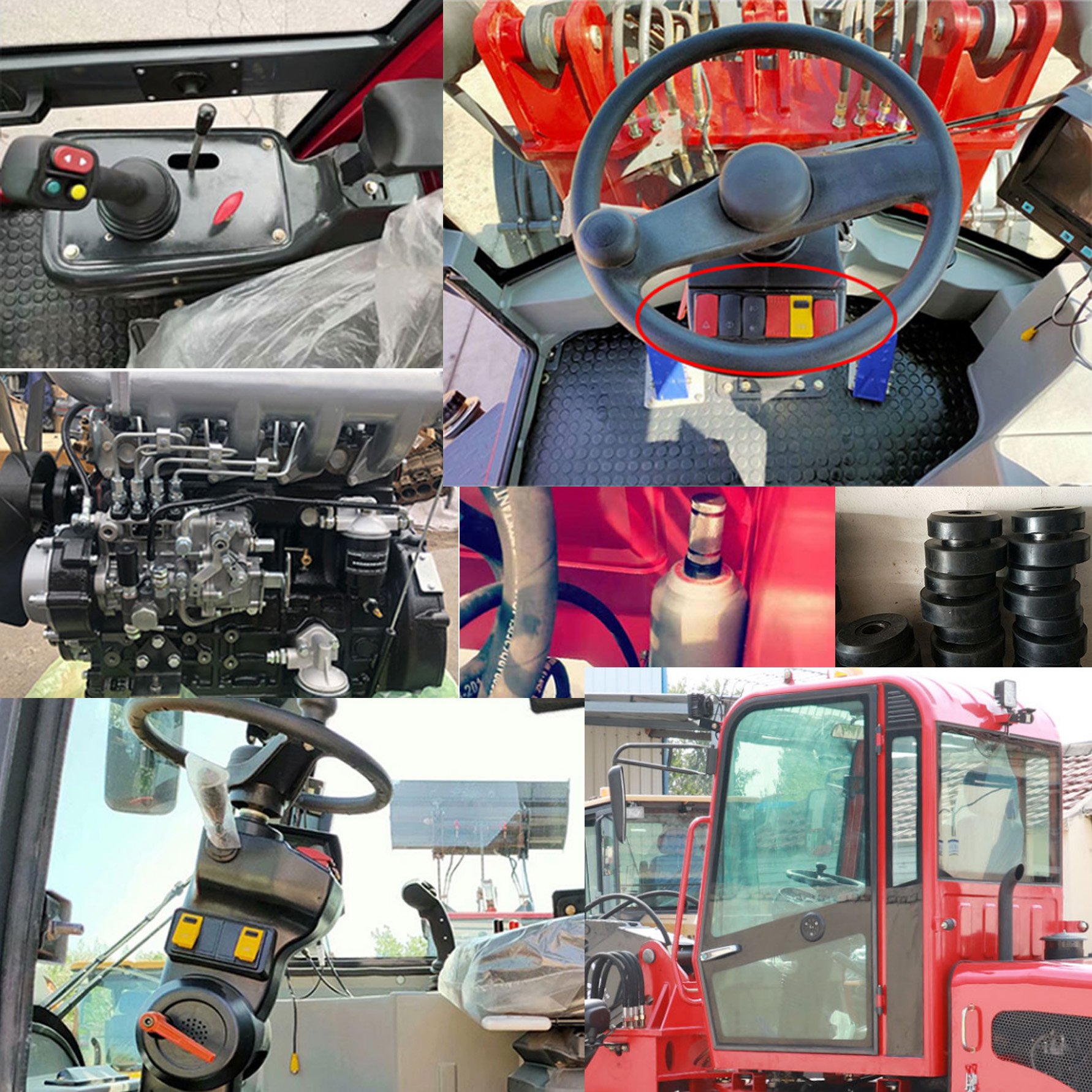 High Quality Used TL16 Wheel Loader 6 Ton Rated Load New Front Loaders Engine Pump Gearbox Bearing PLC Bucket Retail Restaurant