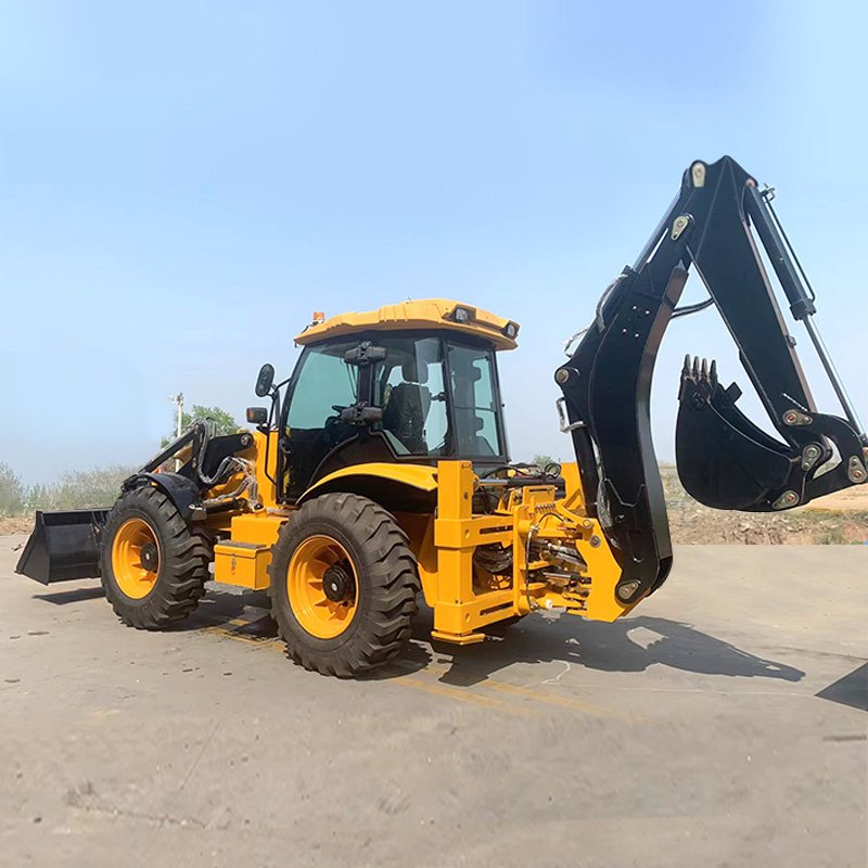 EURO5 EPA engine Diesel backhoe loader 4x4 China Small Mini Retroexcavadora loaders used Backhoe Loader for Sale