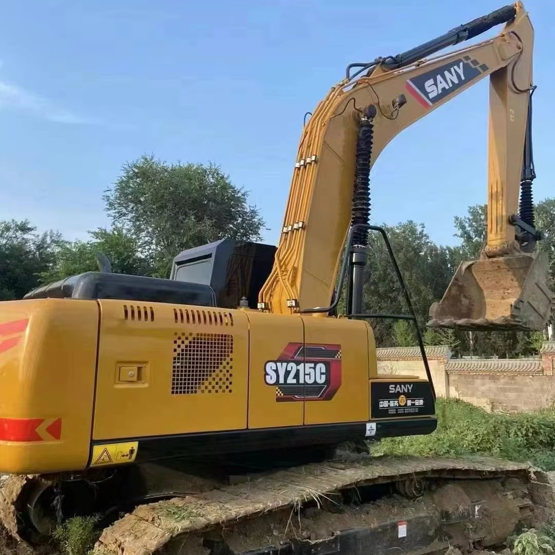 Professional Used Excavator Supply Crawler Backhoe 15TON 19 TON SANY SY215C Excavator For Sale