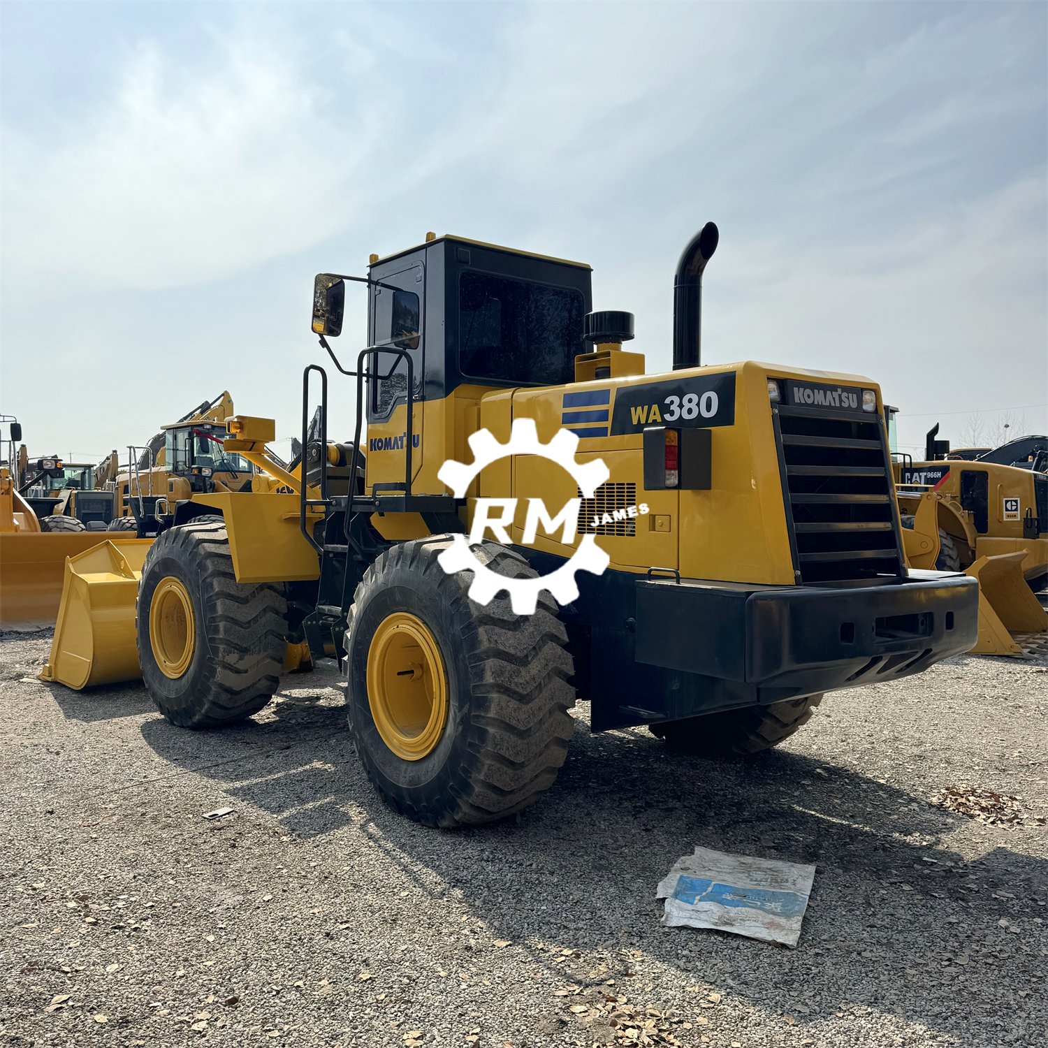 Komatsu WA380 Wheel Loader Pay Front End Loader Good Working Condition Low Price Top Tractor Loader Used WA380 WA380-6 WA380-5