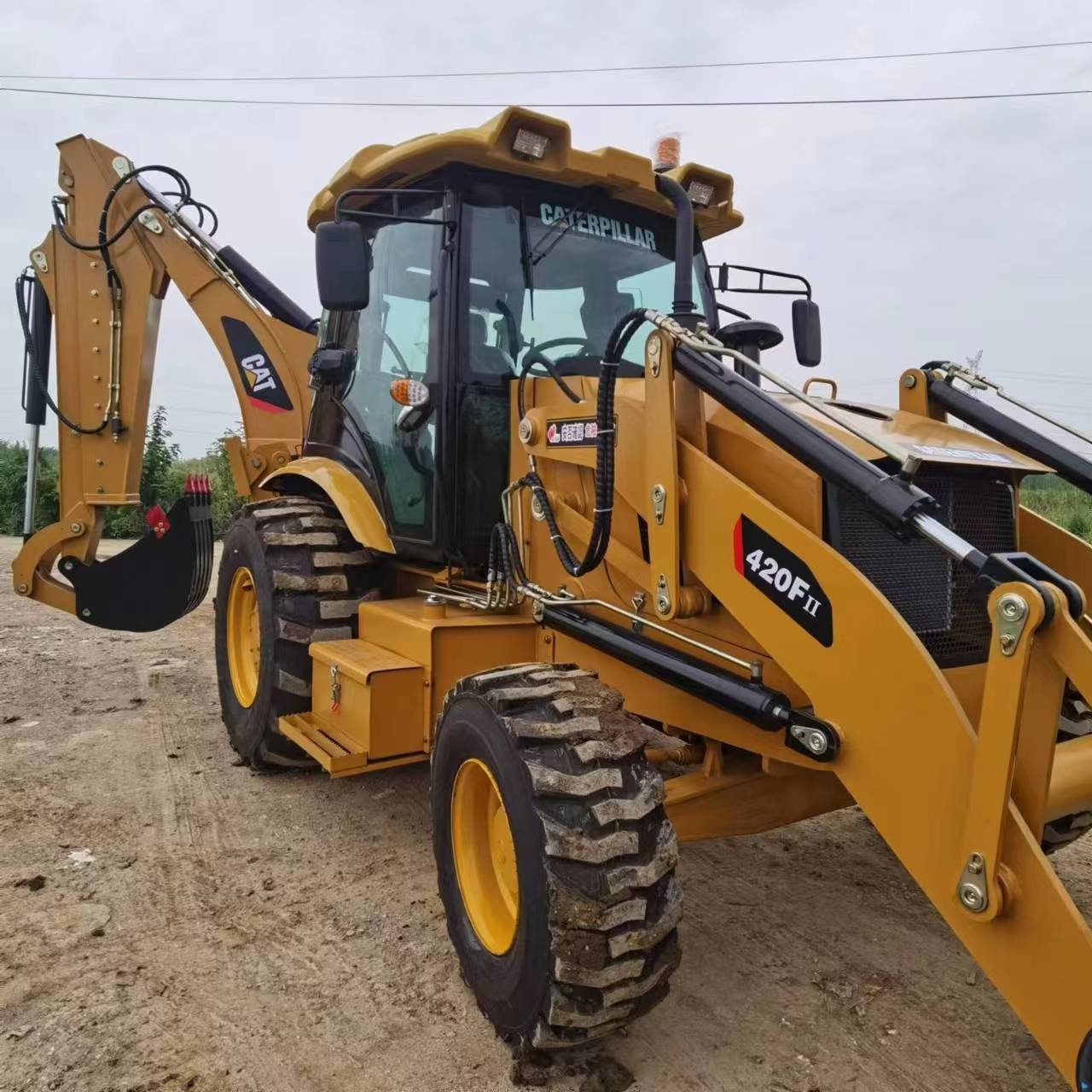Used Cat 420F Backhoe Loader Caterpillar Tractor