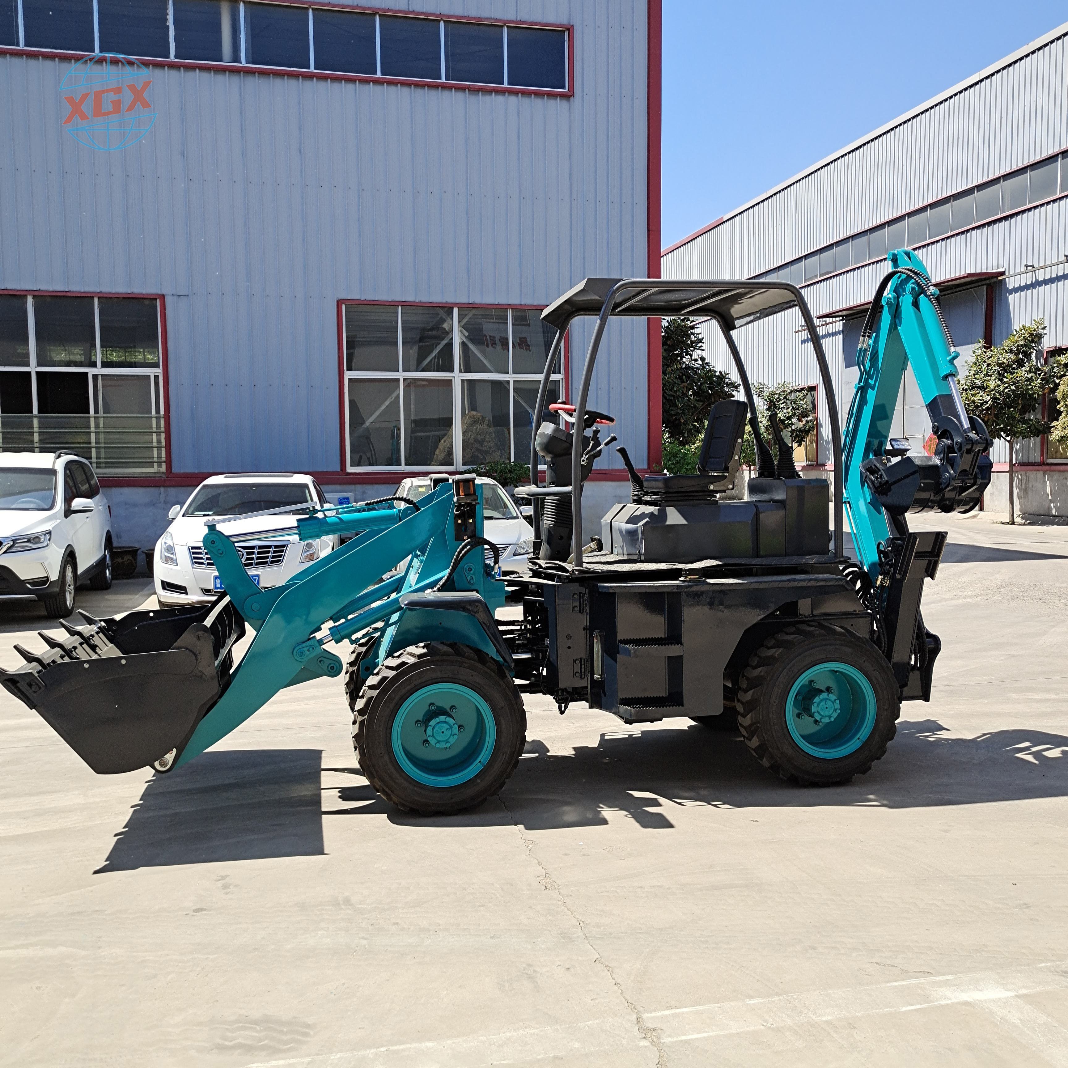 Used Construction Machinery Backhoe Loader With Hammer Used Backhoe Loader Price