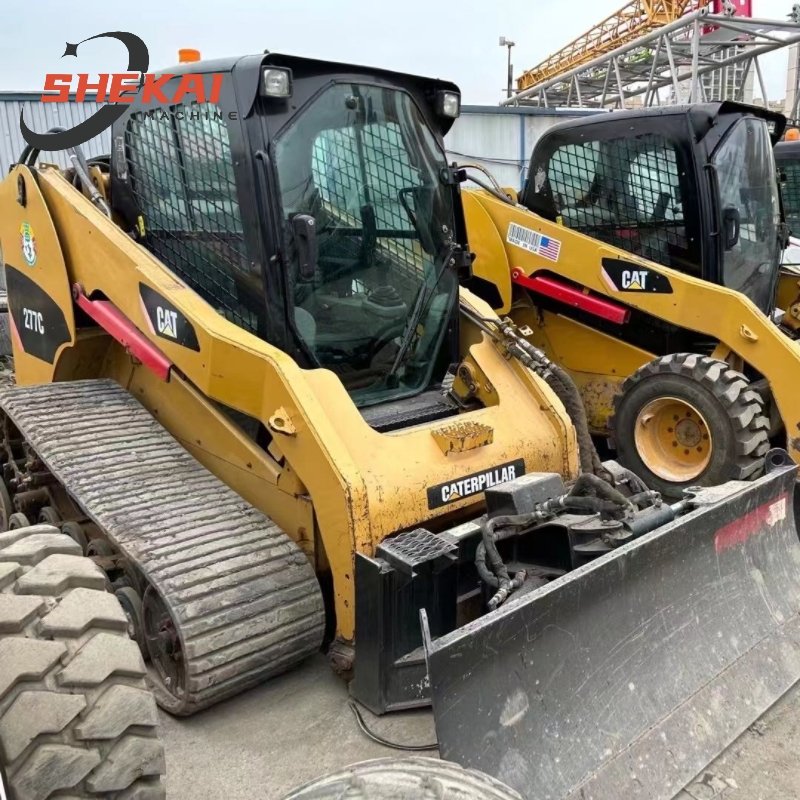 Original Paint Used Loader Machine Small Caterpillar Cat277C Crawler Skid Steer Loader 4 Ton In Stock