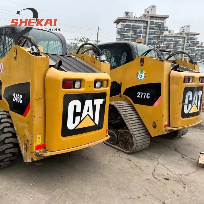 Original Paint Used Loader Machine Small Caterpillar Cat277C Crawler Skid Steer Loader 4 Ton In Stock