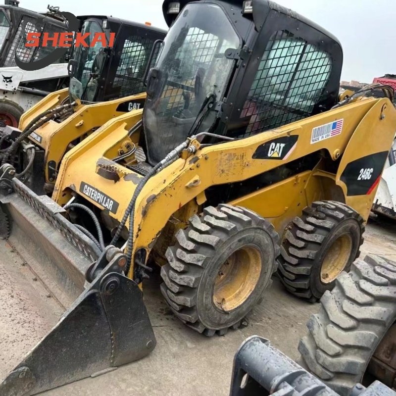 Original Paint Used Loader Machine Small Caterpillar Cat277C Crawler Skid Steer Loader 4 Ton In Stock