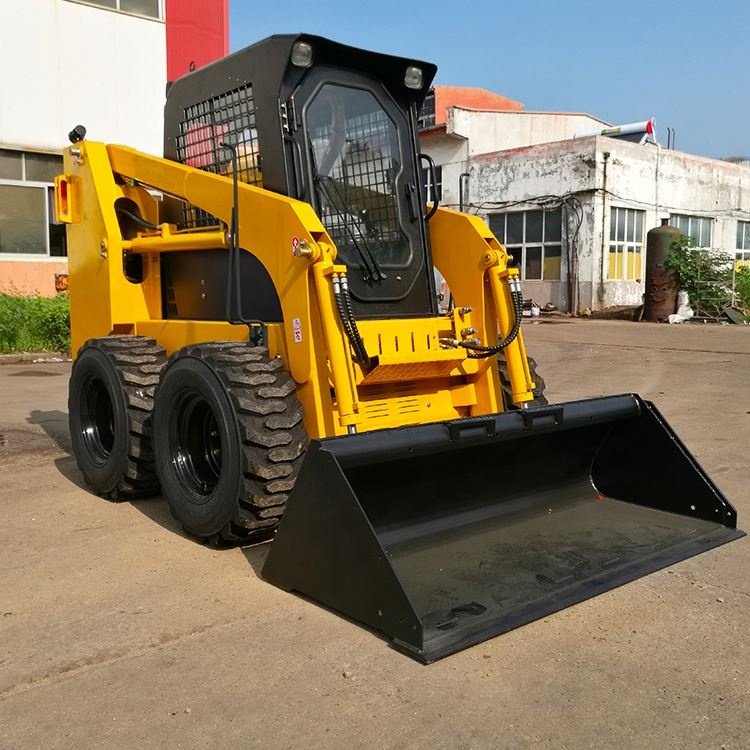 LAIGONG LG25C Mini Skid Steer Loaders with Tracked Snow Blower Lawn Mower Earth-moving Machinery Mini Skid Steer Loader Kawasaki
