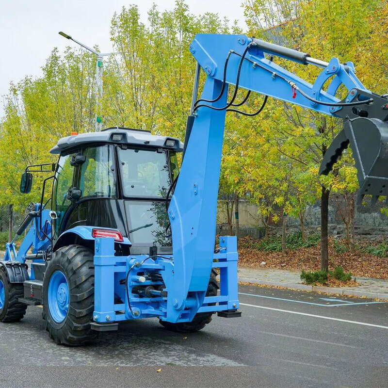New Design Farm Earth-Moving Machinery Towable Backhoe Loader Cheap New Used Small Mini Digger Excavator