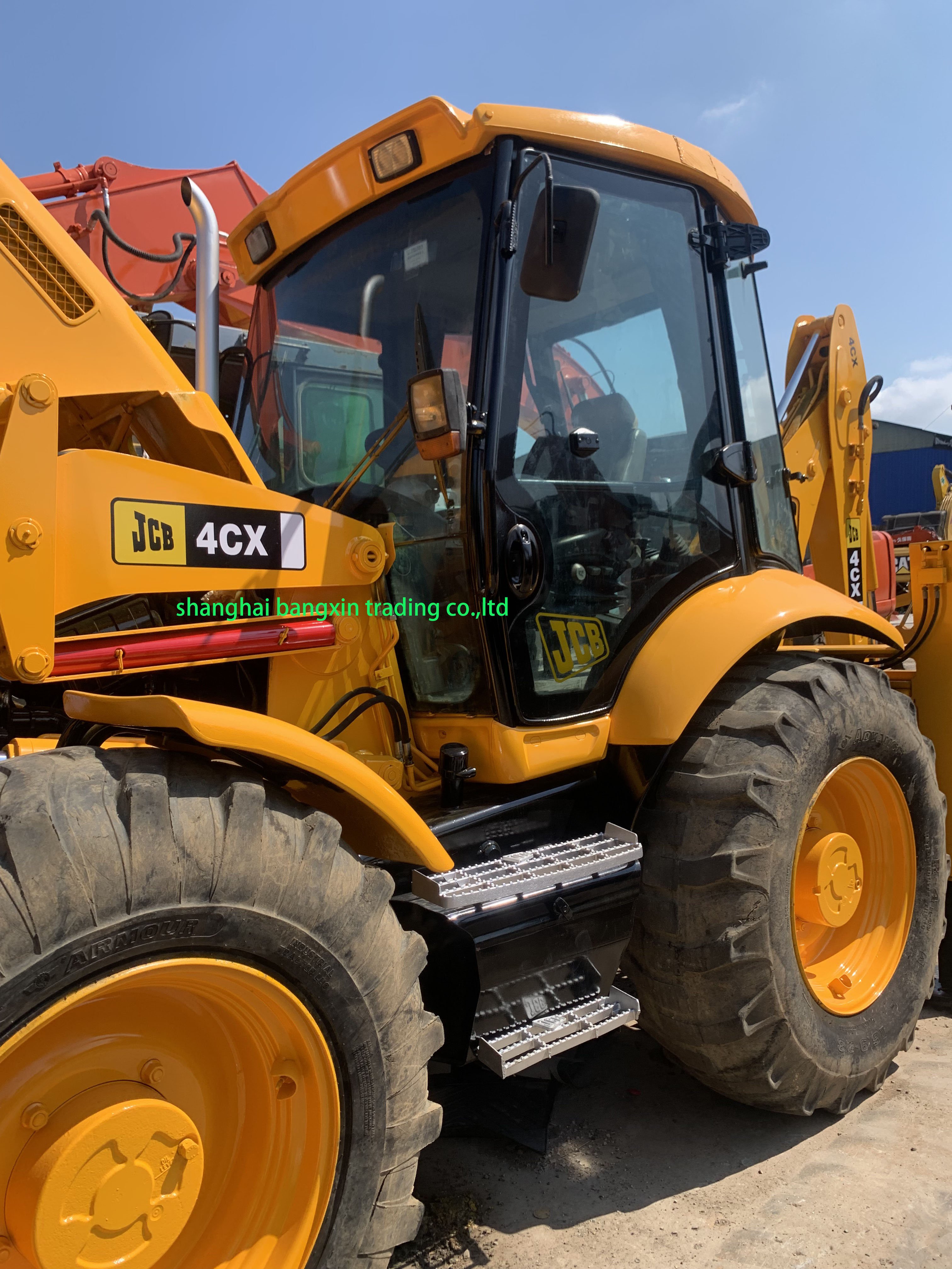 little consumption famous brand used JCB backhoe 4cx backhoe loader for sale