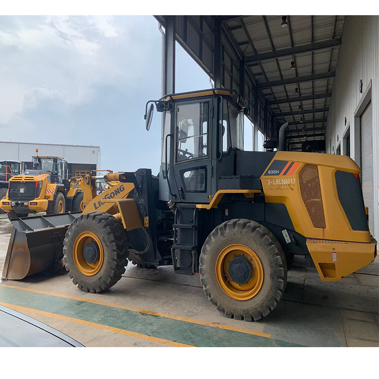CLG835H Used High Performance Liugong Front Loader Wheel Loader for Sale with Core Components Engine Motor Pump Gearbox Bearing