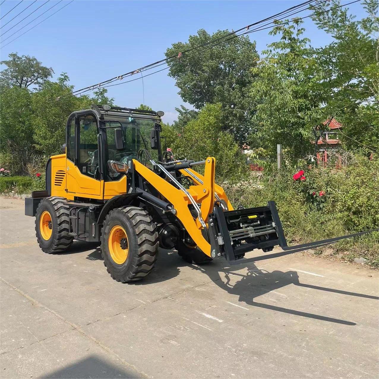 Fast Delivery loaders 4 wheel loader Japan Engine front used loader 1 ton 3 ton With Bucket for sale price cheap for sale