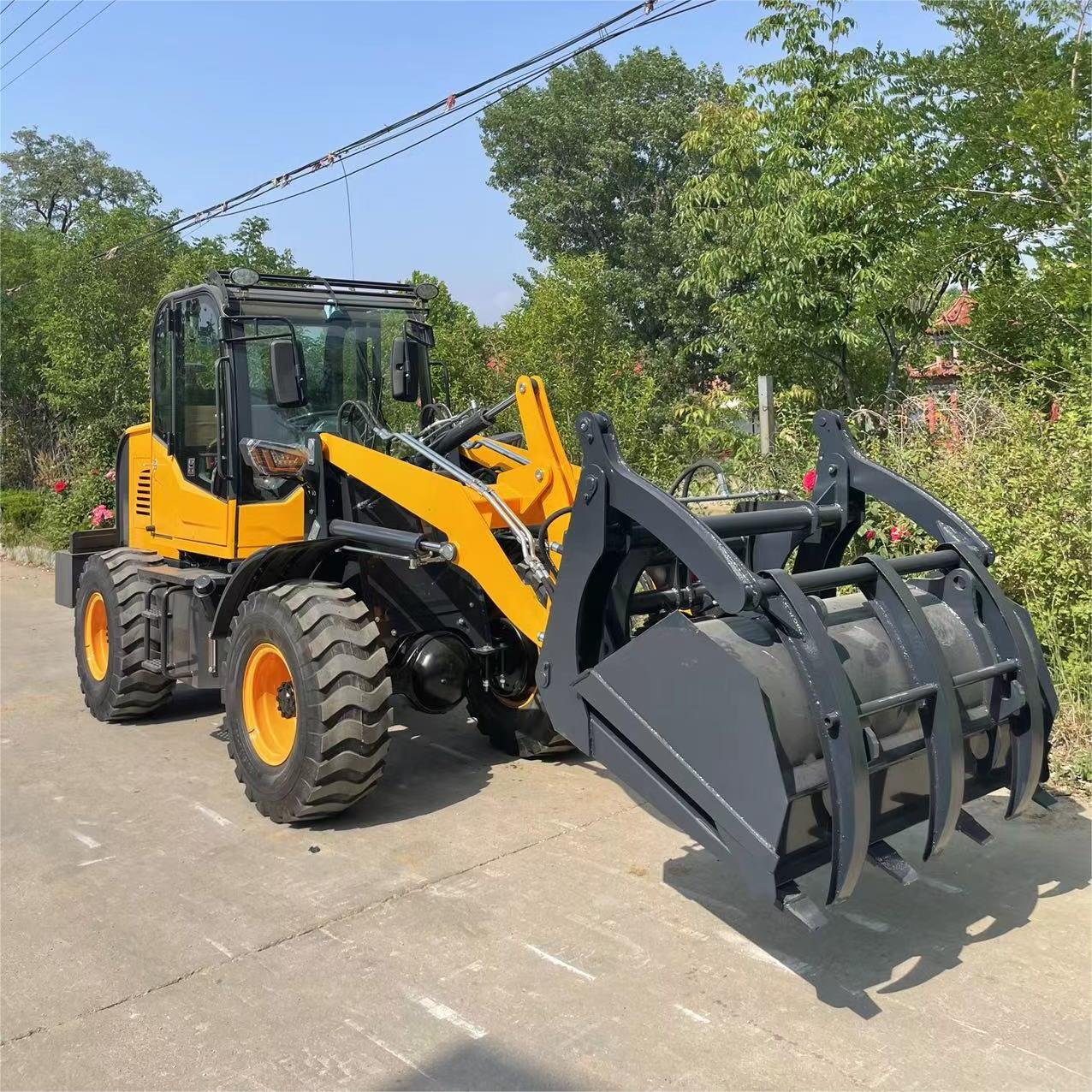 Fast Delivery loaders 4 wheel loader Japan Engine front used loader 1 ton 3 ton With Bucket for sale price cheap for sale
