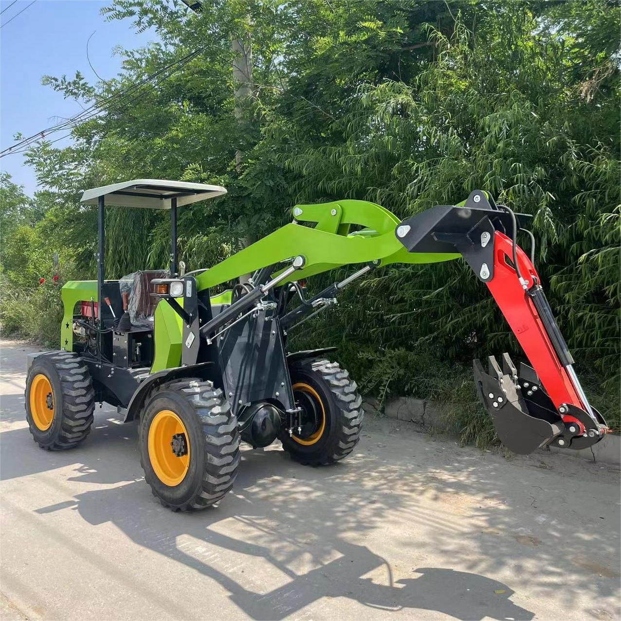 Fast Delivery loaders 4 wheel loader Japan Engine front used loader 1 ton 3 ton With Bucket for sale price cheap for sale