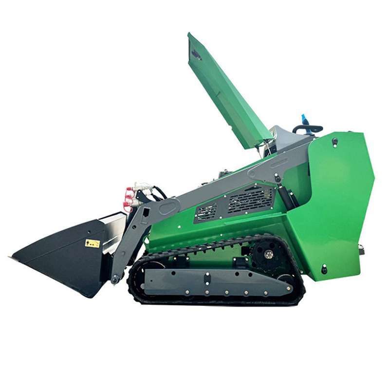 Skid Steer Diesel Engine Rubber Tracked Crawler Type Track Skid Steer Loader