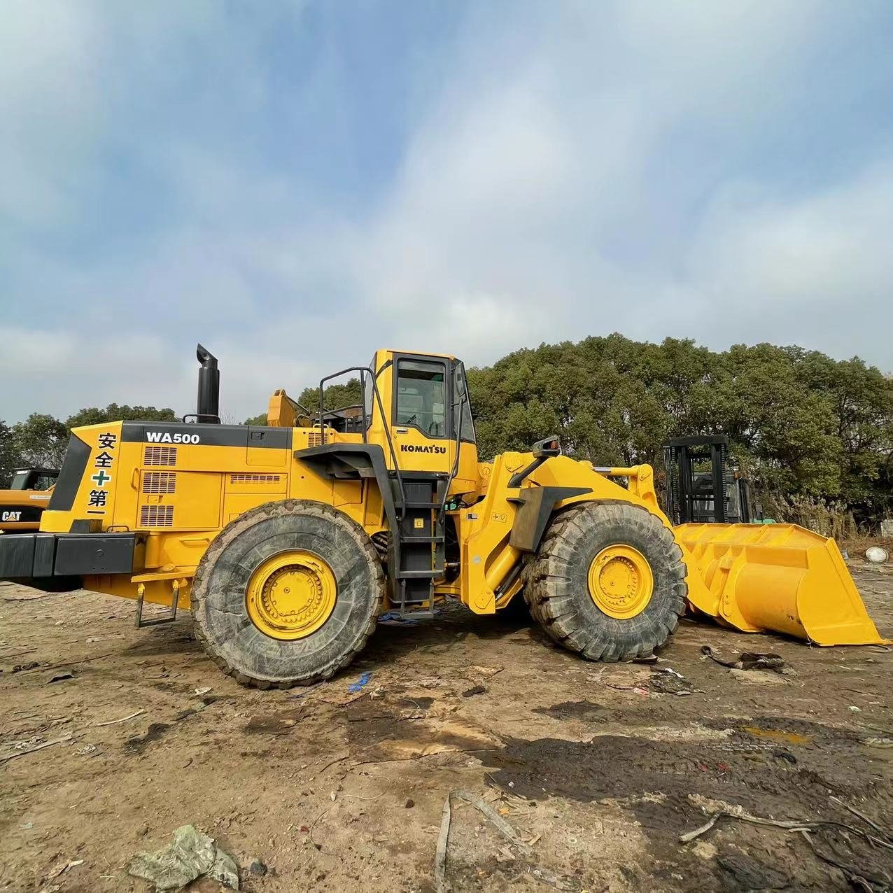 Good Condition Komatsu WA500 WA500-3 WA500-6 500-8 Used Wheel Front Loader 9 Ton Payloader Cheap Price