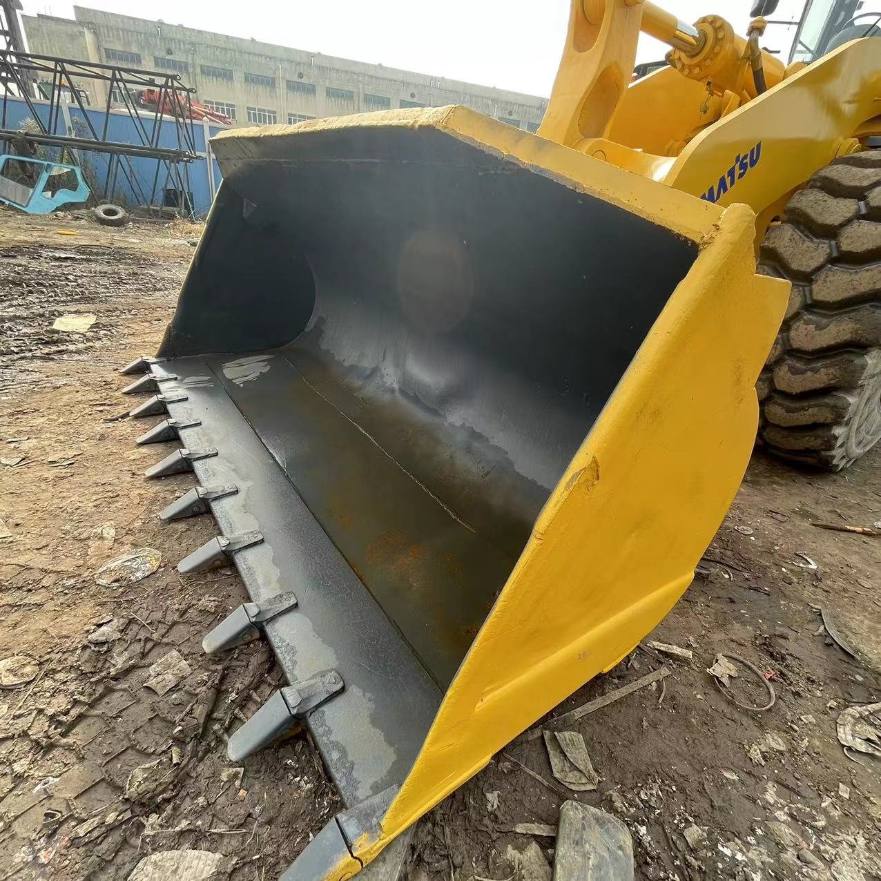 Good Condition Komatsu WA500 WA500-3 WA500-6 500-8 Used Wheel Front Loader 9 Ton Payloader Cheap Price