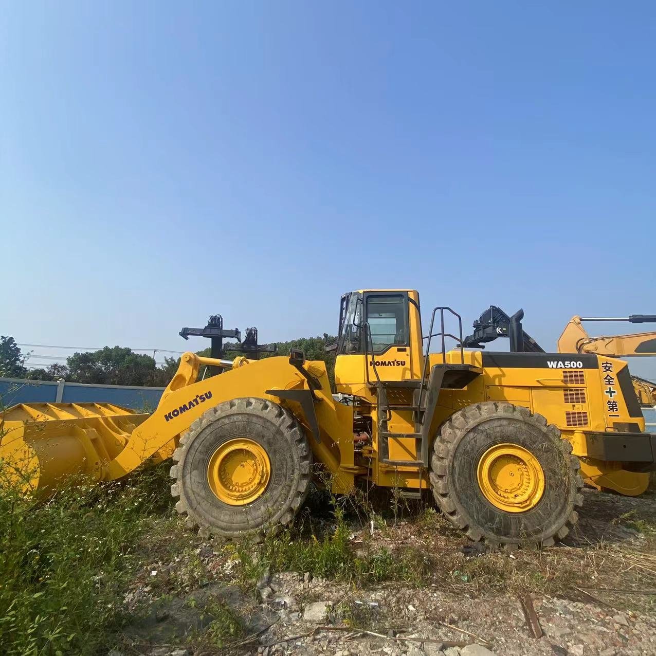 Good Condition Komatsu WA500 WA500-3 WA500-6 500-8 Used Wheel Front Loader 9 Ton Payloader Cheap Price