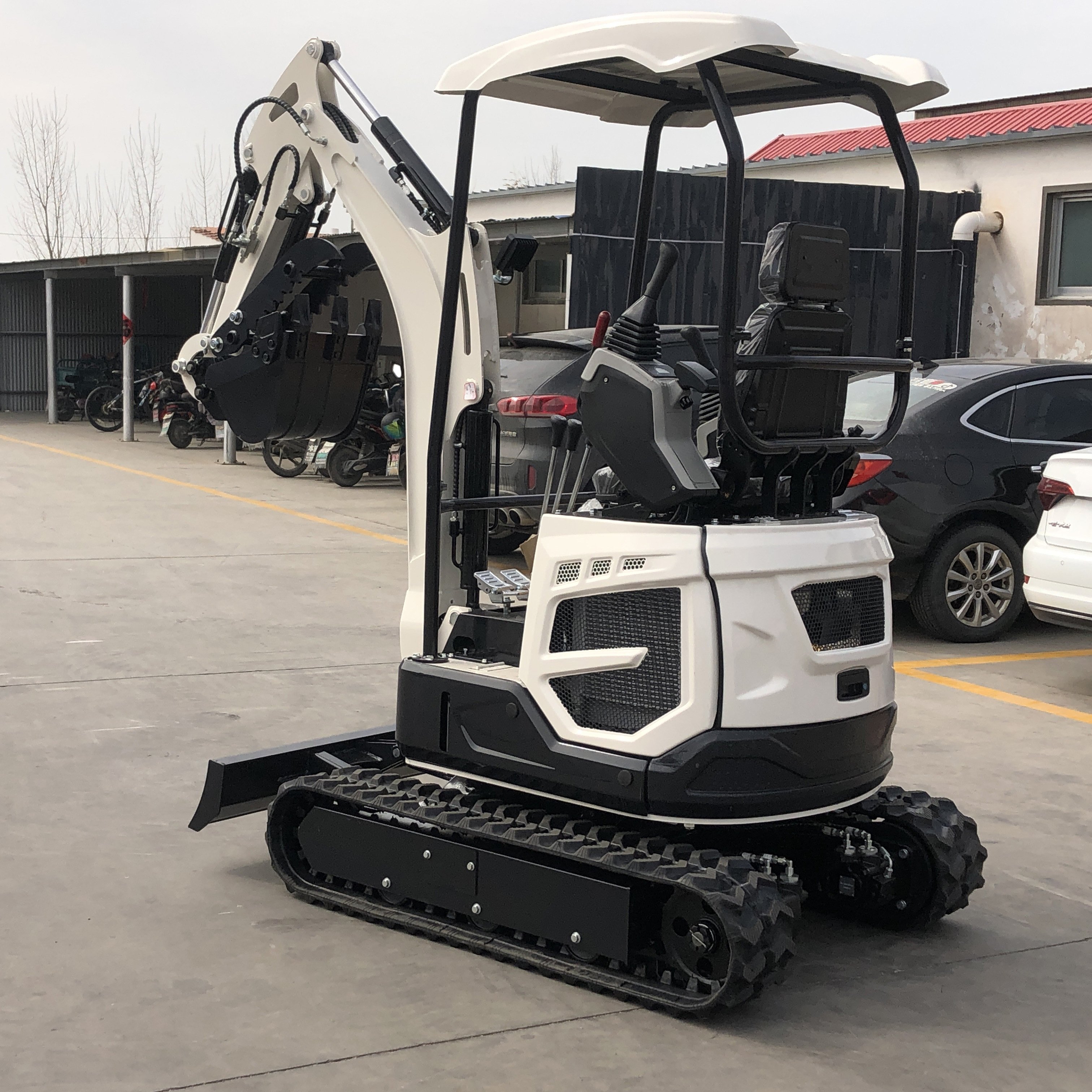 Fast Shipping strong power quality mini excavator USA engine used mini digger side swing new crawler small excavator machine