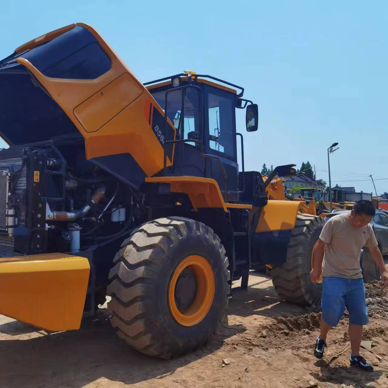 Liugong 50CN 856 Wheel Loader 5 Tons of China Hot Product 2020 Provided Renault Yellow Used Front Loader Machine Backhole Loader