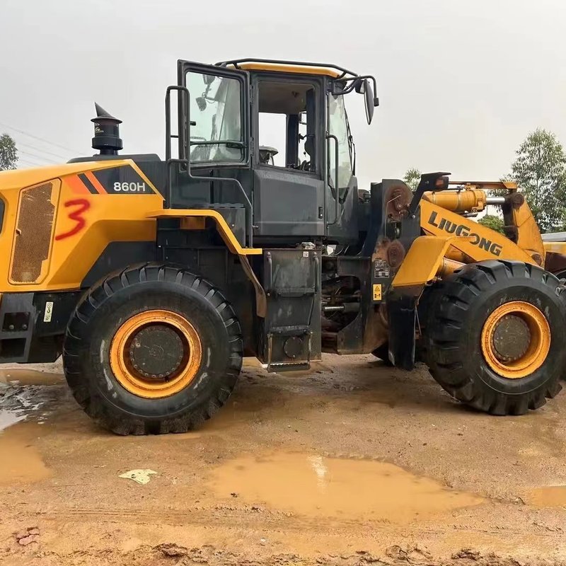 Chinese brand LIU GONG. Used cheap Liugong 860 LG862H wheel loader. Rated load 5 tons 6 tons