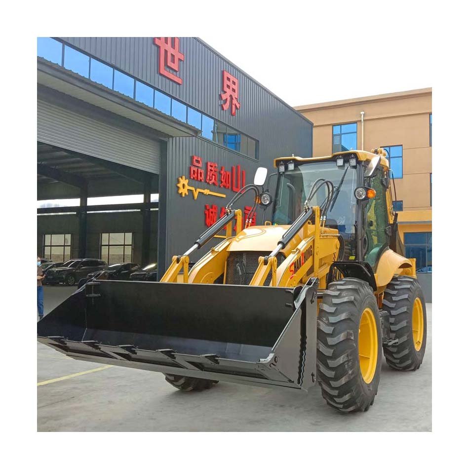 Shanzhong brand 9-ton excavator loader, four-wheel drive multifunctional excavator, used for earthwork construction engineering