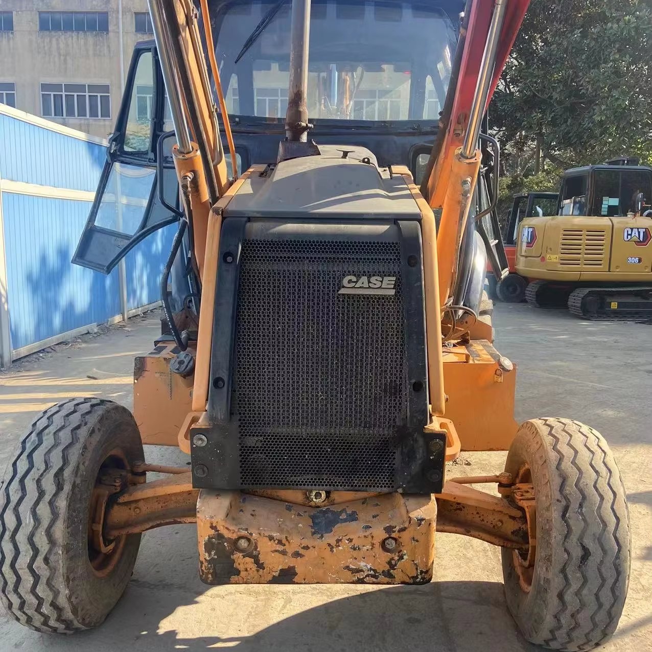 Original Condition Used CASE 580M Backhoe Loader 4X4 580M2 580N 580L Super Used Mini Wheel Loader