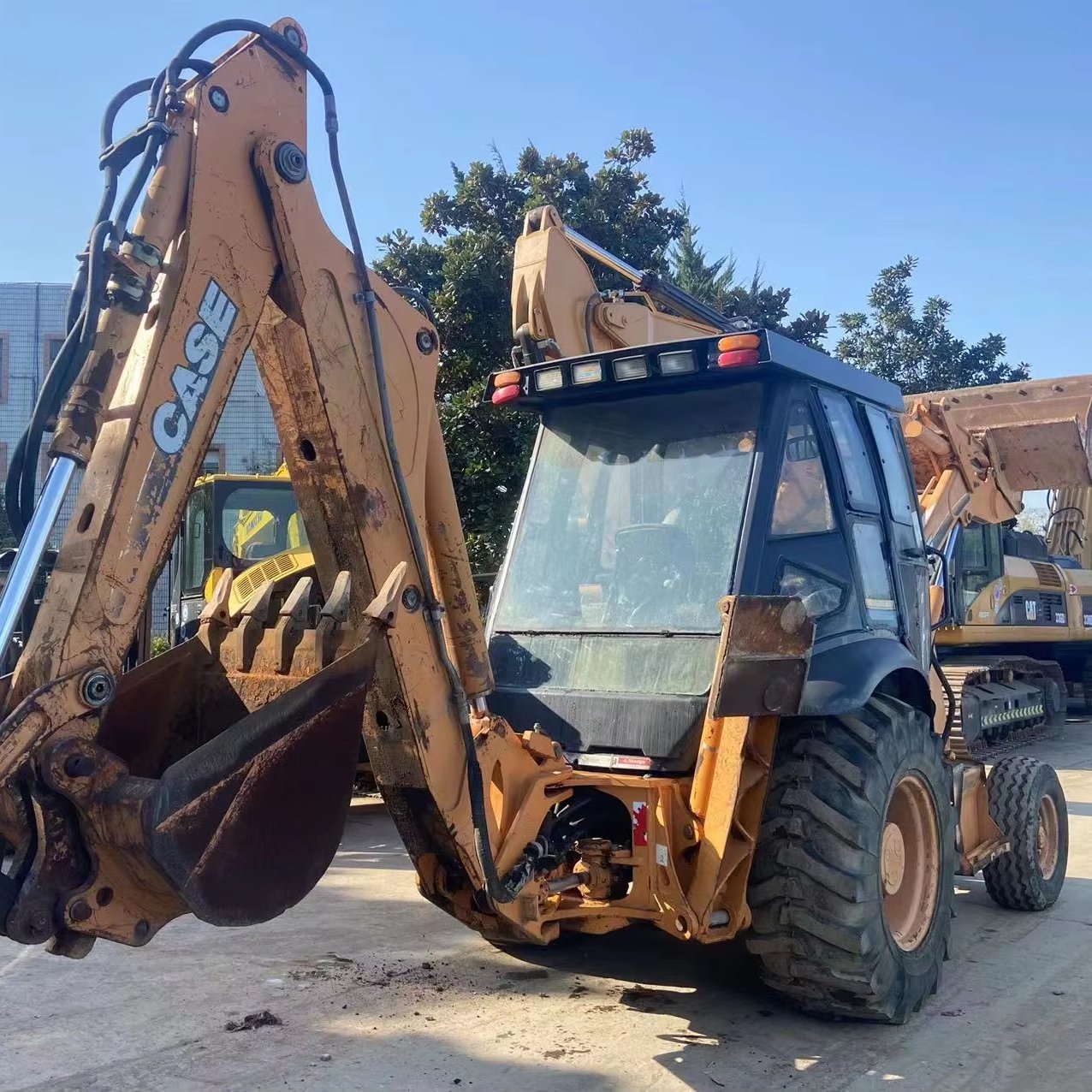 Original Condition Used CASE 580M Backhoe Loader 4X4 580M2 580N 580L Super Used Mini Wheel Loader