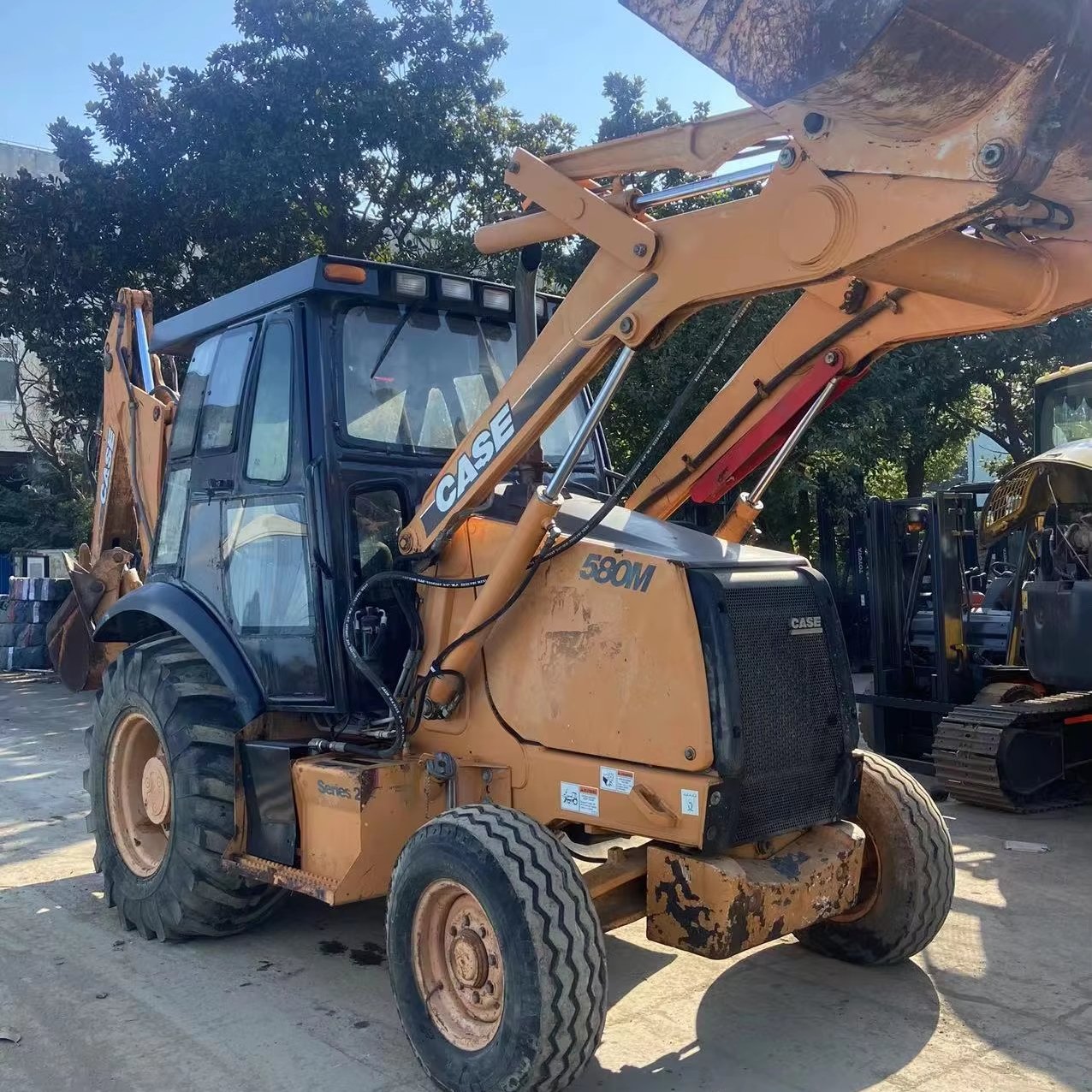 Original Condition Used CASE 580M Backhoe Loader 4X4 580M2 580N 580L Super Used Mini Wheel Loader