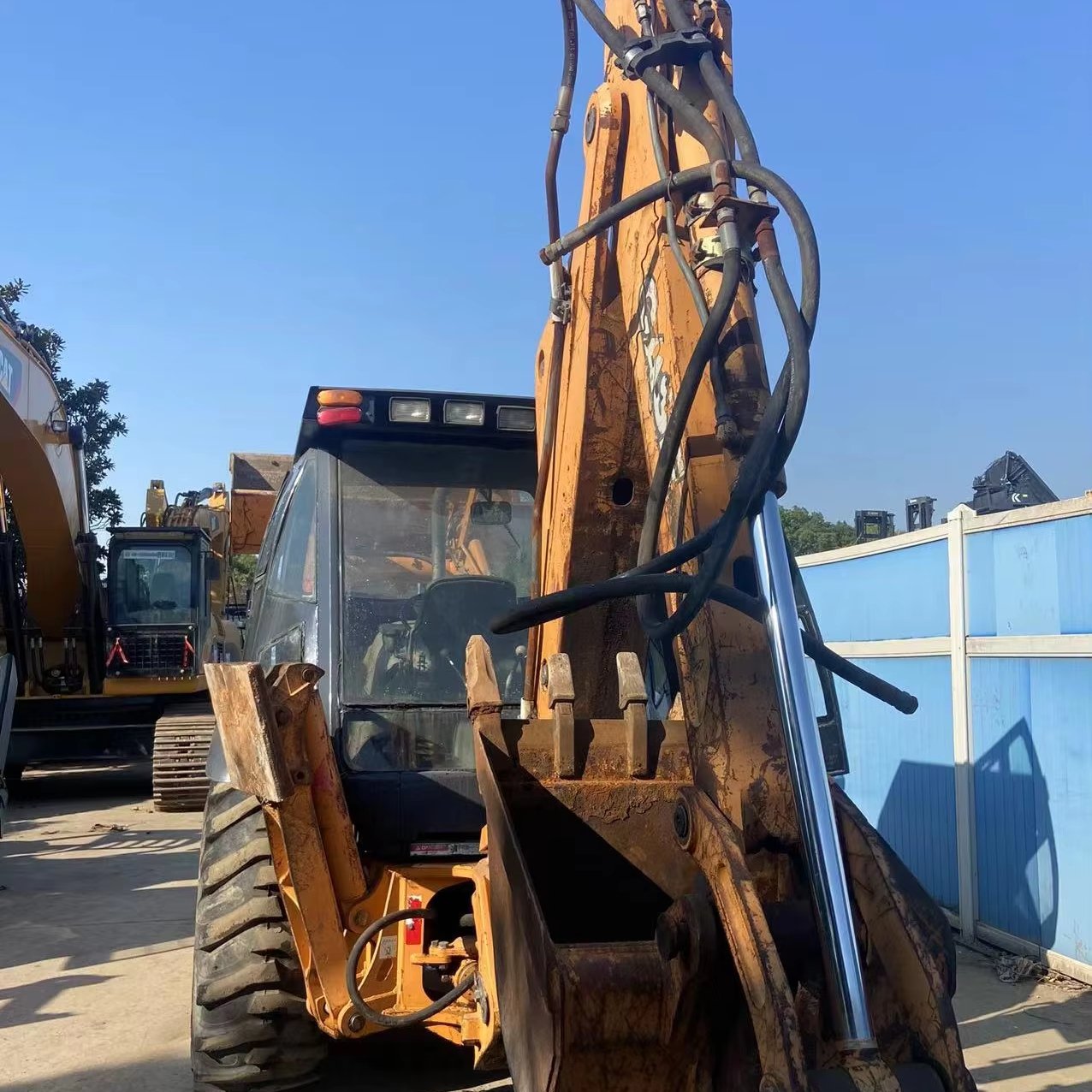 Original Condition Used CASE 580M Backhoe Loader 4X4 580M2 580N 580L Super Used Mini Wheel Loader