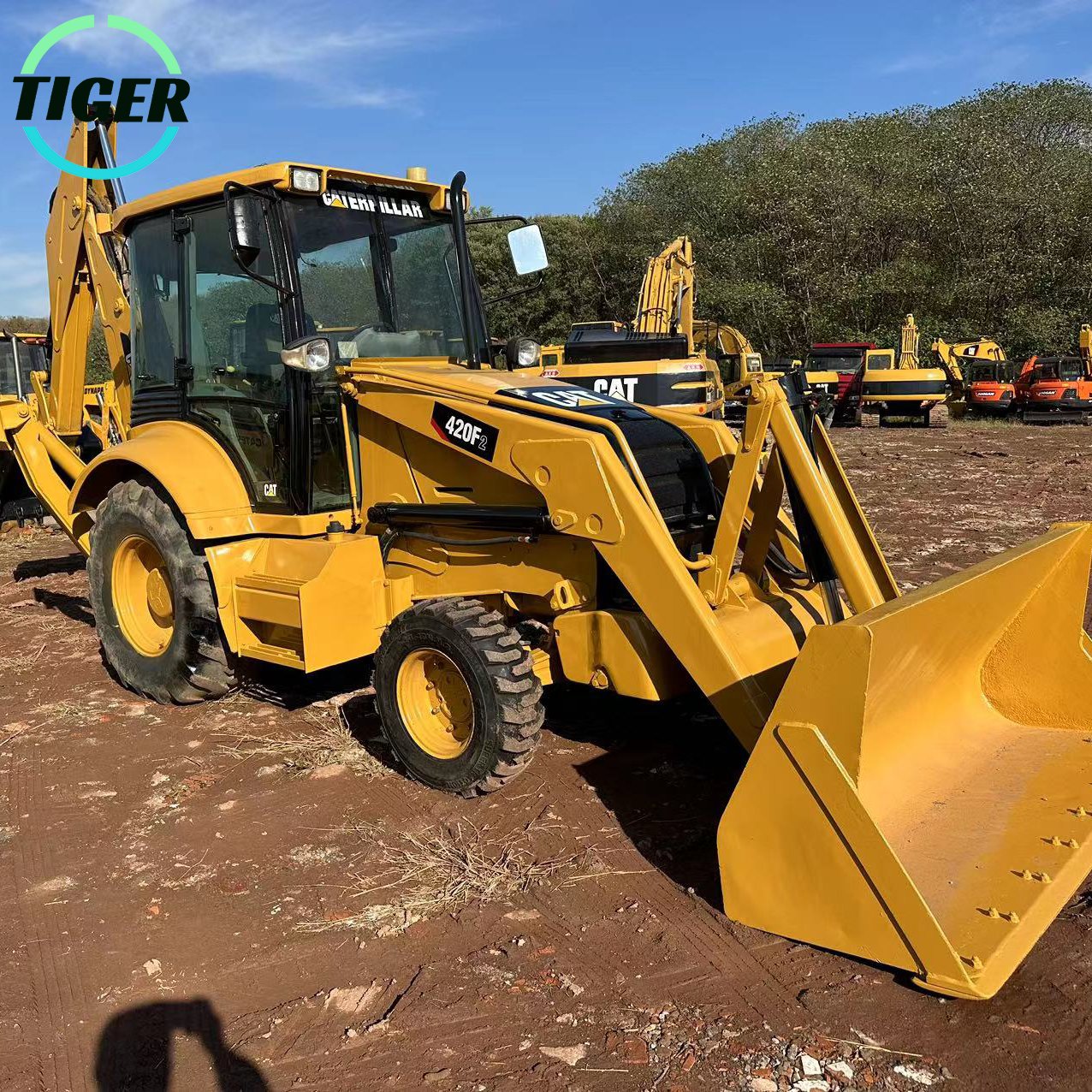 Used Caterpillar 420F 420E backhoe loader used CAT 420 backhoe loader