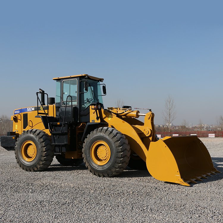16800 Kg Hydraulic Excavator Loader SEM 655D Front End Loader Used In Construction Projects