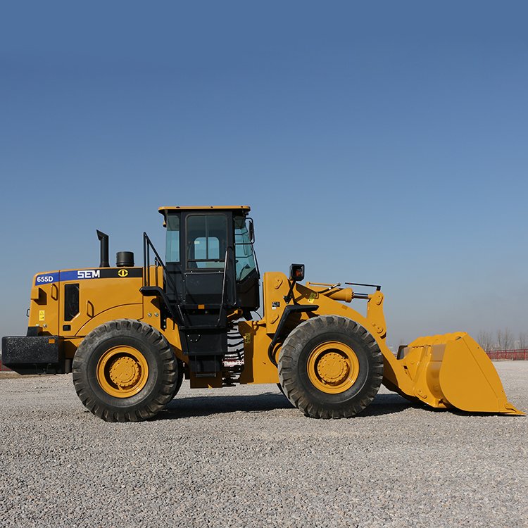 16800 Kg Hydraulic Excavator Loader SEM 655D Front End Loader Used In Construction Projects