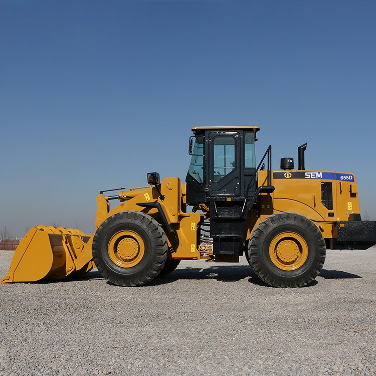 16800 Kg Hydraulic Excavator Loader SEM 655D Front End Loader Used In Construction Projects