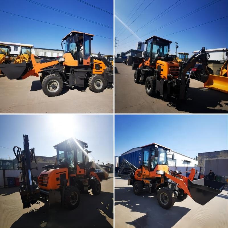 EPA Kubota Kohler engine Backhoeloader front bucket loader with end digger excavator tractor shovel used farm Construction work