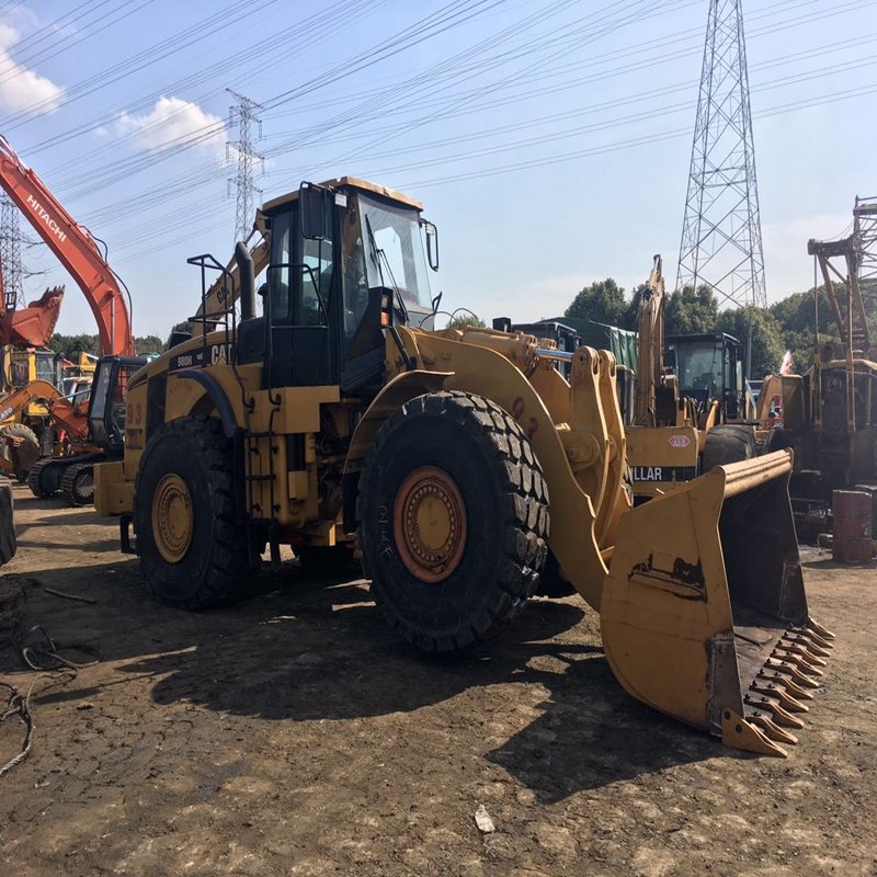 Used caterpillra 980H heavy wheel loaders imported from japan construction equipment