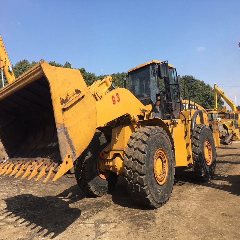Used caterpillra 980H heavy wheel loaders imported from japan construction equipment