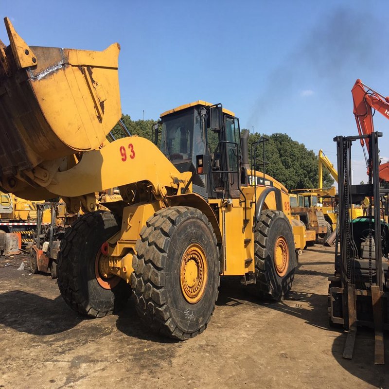 Used caterpillra 980H heavy wheel loaders imported from japan construction equipment