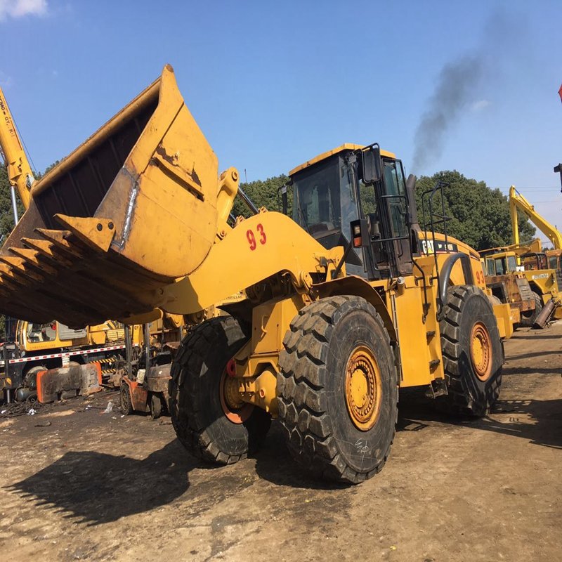 Used caterpillra 980H heavy wheel loaders imported from japan construction equipment