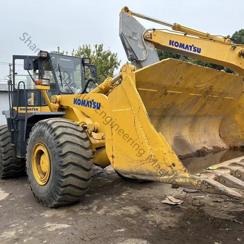 Low working hours and good condition Used Komatsu WA470 Wheel loader Original Japan Front loader