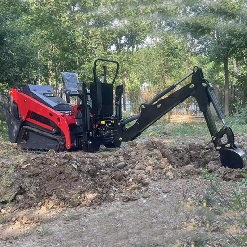 china used skid steer loader 0.7 ton 0.8 ton 1 ton 2 ton electric mini skid steer loader