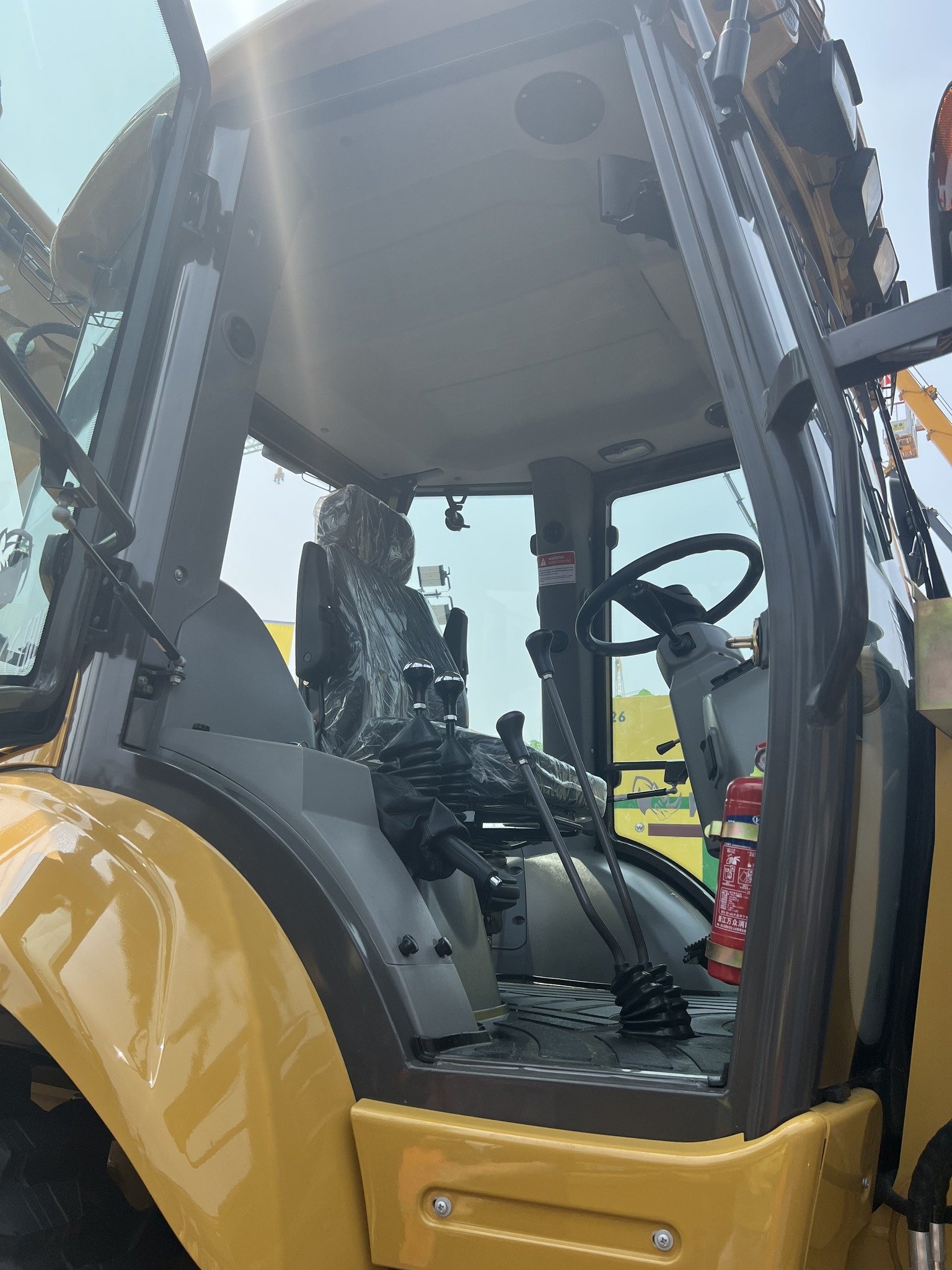 Backhoe Loader 388H with Backhoe Bucket to Russia EAC certification SHANMON